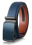 MILORDE Belt Men, Ratchet Belt Dress with 1