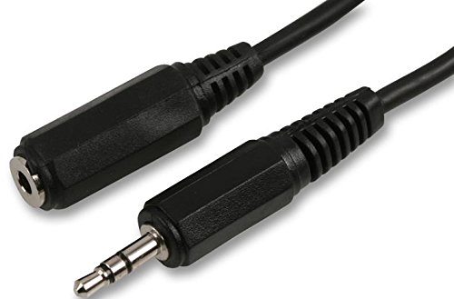 PRO SIGNAL PSG00105 3.5mm Stereo Jack Plug to Socket Lead, 3m Black