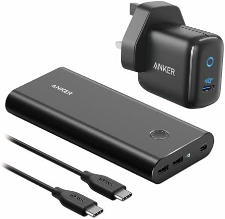 Anker PowerCore+ 26800mAh PD 45W with 60W PD Charger, Power