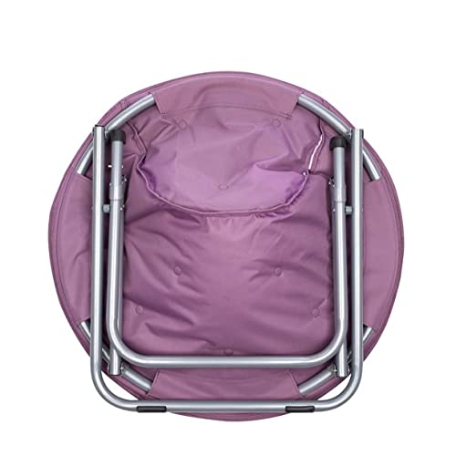 Urban Shop Microsuede Foldable Saucer Chair, Purple Pricepulse