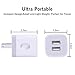 Dual USB Wall Charger, HUHUTA 3Pack 2.1A Home Travel Rapid USB Power Adapter Wall Charger Plug Compatible iPhone, Samsung Galaxy, Note, Nexus, HTC, Oneplus, Google, Motorola, Blackberry, Sony and More