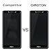 OMOTON Tempered Glass Screen Protector Compatible Huawei Honor 6X 5.5 Inch, 2 Pack