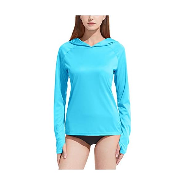 TSLA Women's UPF 50+ Long Sleeve Rash Guard Swim Shirts, UV Protection