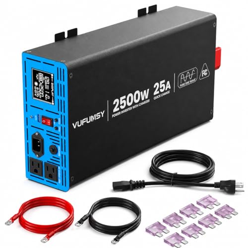 VUFUMSY 2500W Sump Pump Battery Backup