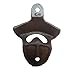 ZXUY Rustic Cast Iron Open HERE Bottle Opener Vintage Style Wall Mount Man CAVE