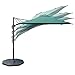Le Papillon 10 ft Cantilever Umbrella Outdoor Offset Patio Umbrella Easy Open Lift 360 Degree Rotation, Green
