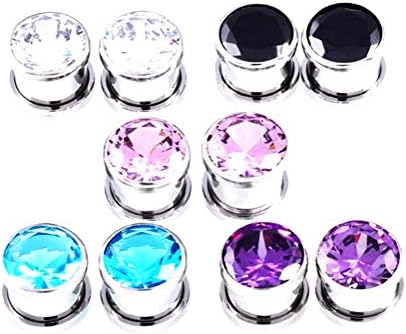 Plugs Ear Piercing Expander Túnel Plugs, Kit Dilatación ...