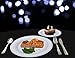 25 Heavyweight Elegant Plastic Disposable Place Settings: 25 Dinner Plates, 25 Salad or Dessert Plates & 25 Polished Silver Plastic Forks Knives & Spoons