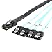 CableCreation Mini SAS 36Pin (SFF-8087) Male to 4 SATA 7Pin Female Cable, Mini SAS Host/Controller to 4 SATA Target/Backplane, 0.5M ...