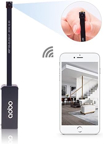 Spy Camera,AOBO Hidden Camera Wireless WiFi IP Cameras for Home/Office Security Mini Portable Covert Nanny Cam works for iPhone ios/Android mobilephone PC