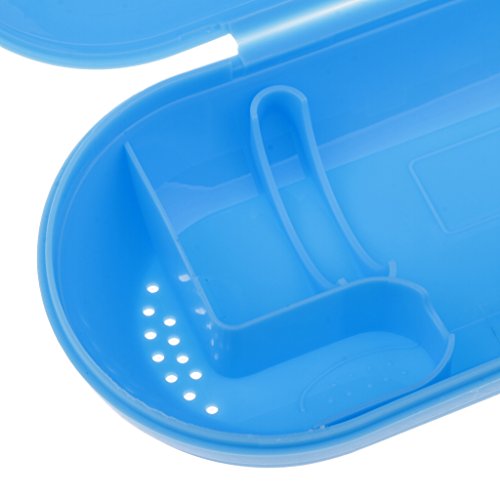 image for D DOLITY Portable Travel Toothbrush Case Holder Box Compatible For Mos