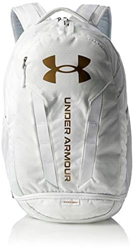white and gold under armour backpack