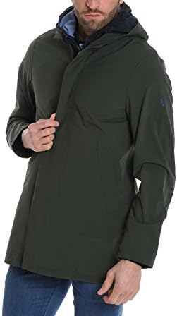 PEOPLE OF SHIBUYA Men's Ghidopm666b880 Green Polyester Jacket