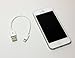CableJive iBoltz XS, USB-Lightning cable, 12 cm, white, MFi certified