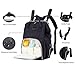 Diaper Bag Backpack Multifunction Travel Backpack Maternity Baby Nappy Changing Bags for Mom/Dad with Baby Care,Large Capacity,Waterproof,Stroller Straps and Stylish (Black)