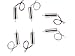 AFUNTA Spare Part H107-A03 6Pcs Motor for Hubsan H107L Quadcopter