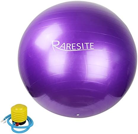 Exercise Ball - 2,000 lbs Stability Ball - Professional Grade – Anti Burst Exercise Equipment for Home, Balance, Gym, Core Strength, Yoga, Fitness, Desk Chairs, 65cm