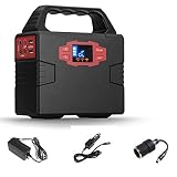 COOLIS 150Wh Portable Power Inverter Generator Power Station, Power Supply Source with Silent 110V AC / 12V DC / 5V USB Output, 40800mAh Lithium Battery