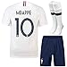 FC FirstClass 2018 Football Soccer Club Away Kit White Jersey Short Sleeve Sport Outfit Kids 3-12 Years Set &Socks