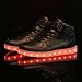 CIOR Kids Boy and Girl's High Top LED Sneakers Light Up Flashing Shoes(Toddler/Little Kid/Big Kid),105,01,41