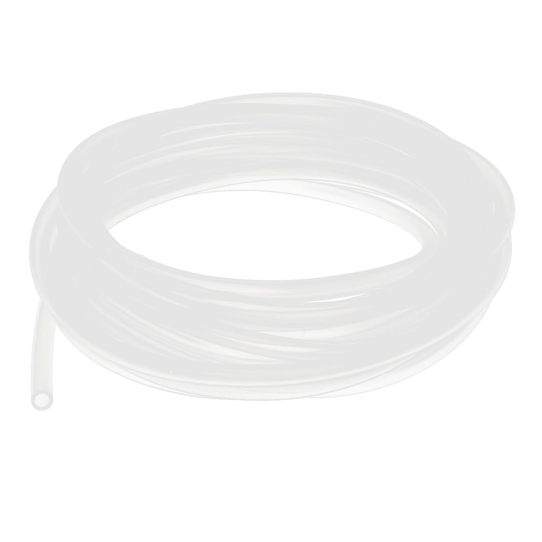 Sourcingmap Silicone Tube, 8mm ID, 10mm OD, 16.4ft, Flexible Silicone Rubber Tubing, Water Air Hose Pipe, Translucent, for Pump Transfer