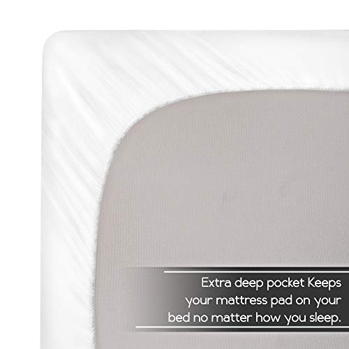 image for Bare Home Pillow-Top Premium Reversible Mattress Pad - 1.5 Inch Coolin