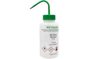 haituoyizhan 1pcs/lot Methanol Elbow Plastic Squeeze Wash Bottle Lab Rinse Bottles Clean Safely (500ml)