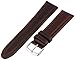 Hadley-Roma Men's MSM882RB-200 20mm Brown Genuine Oil-Tan Leather Watch Strap