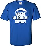 Go All Out YM 10-12 Royal Youth Where We Droppin' Boys T-Shirt