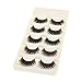 Docooler 5 Pair False Eyelashes Pure Hand-made Thick Long Voluminous Fake Lashes