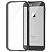 JETech Case for iPhone SE 2016 (Not for 2020), iPhone 5s and iPhone 5, Non-Yellowing Shockproof Phone Bumper Cover, Anti-Scratch Clear Back (Black)