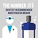 Listerine Nightly Reset Alcohol-Free Anticavity Nighttime Mouthwash, Deep Clean that Fights Bad Breath and Restores Enamel, Twilight Mint Flavor, 400mL