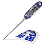 DeltaTrak 11071 FlashCheck Thermometer Bundle, includes 11063 Auto-Cal Needle Tip Probe and Alcohol Pads