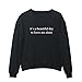 YITAN Women Graphic Cute Sweaters Funny Pullover Teen Girls Sweatshirts