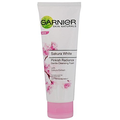 Garnier Skin Naturals Sakura White Pinkish Radiance Gentle Cleansing Foam 100 Ml.