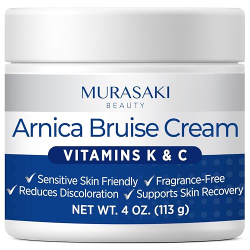 Arnica Bruise Cream for Thin & Sensitive Skin - Enriched with Arnica Montana & Vitamins K, C & E - Bruise Skin Daily Care for Teens, Adults & Seniors