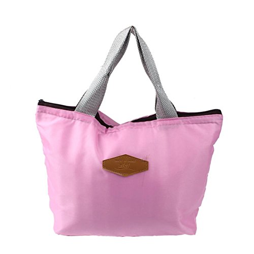 Hot sale!Todaies Waterproof Portable Picnic Insulated Food Storage Box Tote Lunch Bag (221018cm, Pink)