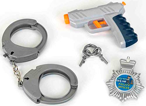 Theo Klein 8805 - Polizei-Set auf Karte, 3-teilig, Spielzeug – Bild 3