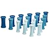 Conair Compact Multi-Size Hot Rollers; Blue