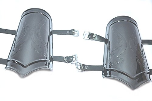 Medieval Iron Steel Arm Guards Black Metal Guard