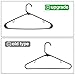 HOUSE DAY Black Plastic Hangers 24 Pack, Space Saving Coat Hangers, Clothes Hanger with Non Slip Hooks, Plastic Clothing Hangers for Closet, Ideal for Everyday Use on Shirts, Coats, Pants, Dress
