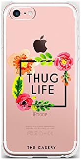 The Casery Thug Life iPhone 6 Matte Finish Clear Slim Fit Cell Phone Case