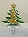 Christmas Tree Shaped Stocking Hanger With Jewels + Glitter Finish [Toy]