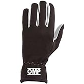 OMP (IB/702/N/S Rally Gloves, Black, Small