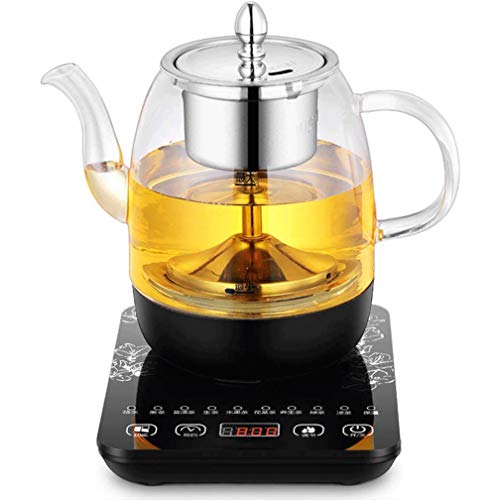 WSJTT Bollitore Elettrico, 1L Electric Glass Tea Kettle bollitore Cordless con Controllo di Temperatura, spegnimento…
