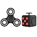 Wild Tribe Fidget Cube & 360° Tri Fidget Hand Spinner - Anxiety Attention EDC Toy - Relieves Anxiety for Children and Adults - Stress Reliever