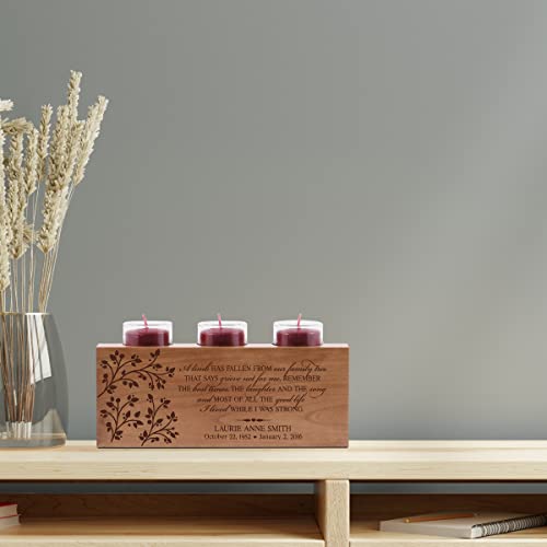 Lifesong Milestones Custom Tealight Candle Holder Bereavement Gift