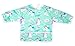 Pikababy Long Sleeved Bib | Easy-Wear & Take-off Bibs with Pocket | Washable Easy-Clean Bibs | Waterproof Baby Bibs | Stain & Odor Resistant Smock | Baby Boy Girl | 6-24 Months (Blue Unicorn)