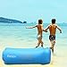 femor Inflatable Lounger, Air Sofa, Water Proof& Portable Anti-Air Leaking Couch for Patio, Travelling, Hiking, Camping(Blue)