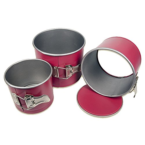 3er SET Antihaft Springformen Backform für Osterkuchen 12cm 14cm 16cm Kulitsch